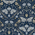 4169-83118 - Mystic Moth Navy Forest Magic Wallpaper by Chesapeake