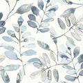 4169-13908 - Pinnate Blue Leaves Wallpaper by Chesapeake