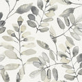 4169-13910 - Pinnate Charcoal Leaves Wallpaper by Chesapeake