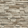 RMK9025WP - Peel and Stick Wallpaper-Stacked Stone