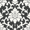 RMK9114WP - Peel and Stick Wallpaper-Black Damask