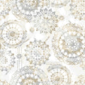 RMK9122WP - Peel and Stick Wallpaper-Tan Bohemian