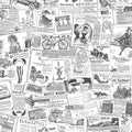 BK32083 - Farmhouse Living Wallpaper by Norwall-Newspaper