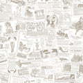 FH37500 - Farmhouse Living Wallpaper by Norwall-Newspaper