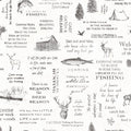 3118-01475 - Birch and Sparrow Wallpaper by Chesapeake-North Hills Camping Quotes