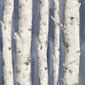 3118-12604 - Birch and Sparrow Wallpaper by Chesapeake-Pioneer Birch Tree