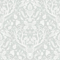 3118-12702 - Birch and Sparrow Wallpaper by Chesapeake-Kiwassa Antler Damask