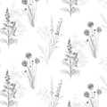 AB42443 - Flourish Wallpaper by Norwall-Painterly Flowers