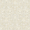 AF37730 - Flourish Wallpaper by Norwall-Paisley Print