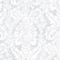 AB42424 - Flourish Wallpaper by Norwall-Valentine Damask
