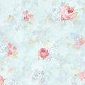 AB27662 - Flourish Wallpaper by Norwall-Watercolor Flowers