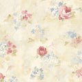 AB42418 - Flourish Wallpaper by Norwall-Watercolor Flowers