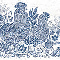 3119-13551B - Kindred Wallpaper by Chesapeake-Parton Chicken Border