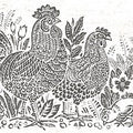 3119-13552B - Kindred Wallpaper by Chesapeake-Parton Chicken Border