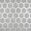 2927-00404 - Polished Metallic Wallpaper by Brewster-Starling Honeycomb