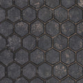 2927-00403 - Polished Metallic Wallpaper by Brewster-Starling Honeycomb