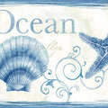 3120-53561B - Sanibel Sun Kissed Wallpaper by Chesapeake-Island Bay Starfish Border