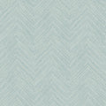 4192-13672 - Caladesi Aqua Linen Chevron Wallpaper-Plaid and Stripe by Chesapeake