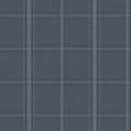 4192-27605- Auberge Dark Blue Plaid Wallpaper-Plaid and Stripe by Chesapeake