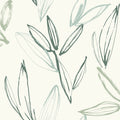 4197-27856 - Kenia Green Leaf Toss Wallpaper-Kaleidoscope by A Street