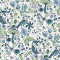 4197-83759 - Wonder Teal Woodland Animals Wallpaper-Kaleidoscope by A Street