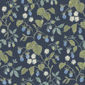 4199-83714 - Mercy Navy Berry Vines Wallpaper-Modern Farmhouse by Chesapeake
