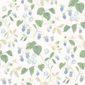 4199-83715 - Mercy White Berry Vines Wallpaper-Modern Farmhouse by Chesapeake
