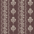 4199-83723 - Lenea Burgundy Floral Stripe Wallpaper-Modern Farmhouse by Chesapeake