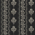 4199-83724 - Lenea Black Floral Stripe Wallpaper-Modern Farmhouse by Chesapeake