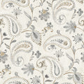 4199-83745 - Darlene Slate Jacobean  Wallpaper-Modern Farmhouse by Chesapeake