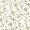 4199-83747 - Darlene Green Jacobean  Wallpaper-Modern Farmhouse by Chesapeake
