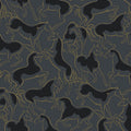 4211-83504 - Dressage Gold Stallions Wallpaper-Private Reserve