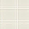 4211-83568 - Country Club Plaid Dove Faux Linen Wallpaper-Private Reserve