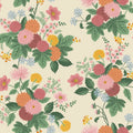 4212-84360 - Dahlia Linen & Blush Wallpaper-Rifle Paper Co. 4th Edition