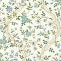 4212-84383 - Waverly White Wallpaper-Rifle Paper Co. 4th Edition