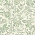 4212-84399 - Gracie Garden Sage & Cream Wallpaper-Rifle Paper Co. 4th Edition