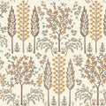 4212-84410 - Fenna Gold Wallpaper-Rifle Paper Co. 4th Edition