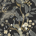 4212-84423 - Peacock Black Wallpaper-Rifle Paper Co. 4th Edition