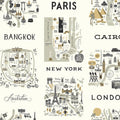 RI5161 - Rifle Paper Co. Wallpaper-City Maps