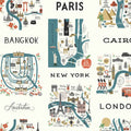 RI5162 - Rifle Paper Co. Wallpaper-City Maps