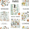 PSW1195RL - Rifle Paper Co. Peel & Stick Wallpaper-City Maps