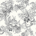 2927-81600 - Newport  Wallpaper by A Street-Carmel Baroque Florals