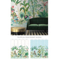 MU0255M -Tropical Panoramic Wallpaper Mural by York