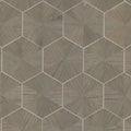 HO2102 - Hexagram Wood Veneer Wallpaper by Ronald Redding