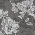 4019-86401 - Selene Silver Floral Wallpaper by A Street