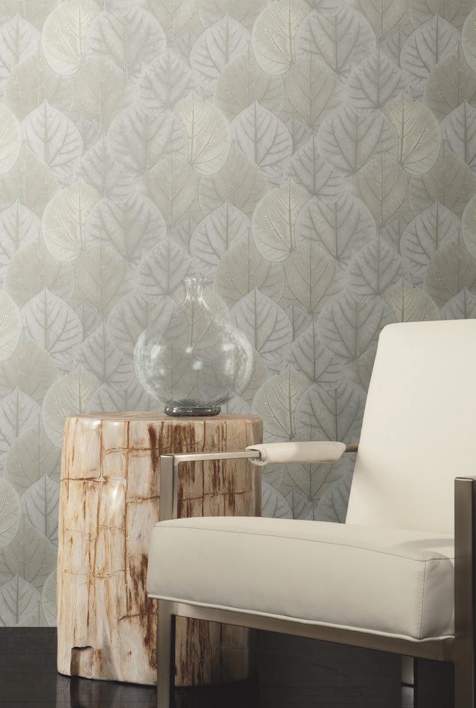OS4246 - Leaf Concerto Wallpaper by Candice Olson Modern Nature 2 ...