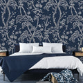 ASTM3920 - Storybook Forest Denim Blue Wall Mural