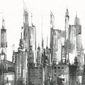 MU0274M -Cityscape Mural by York
