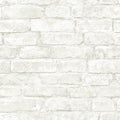 3123-12481 - Arlington White Brick Wallpaper by Chesapeake