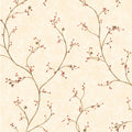 3123-44034 - Justine Khaki Berry Trail Wallpaper by Chesapeake